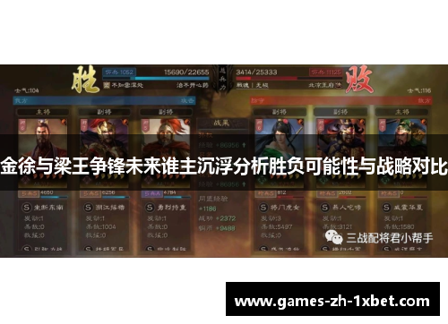 金徐与梁王争锋未来谁主沉浮分析胜负可能性与战略对比